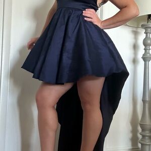 Iris Strapless Black Dress